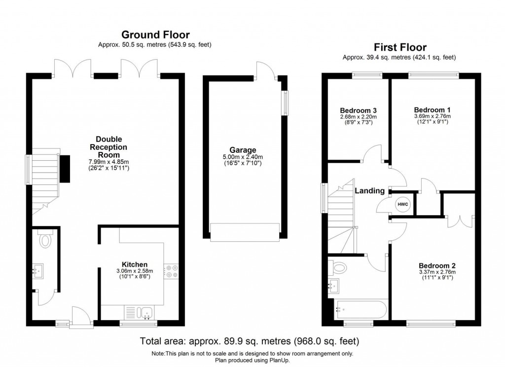 Floorplans For Brook Street, Watlington