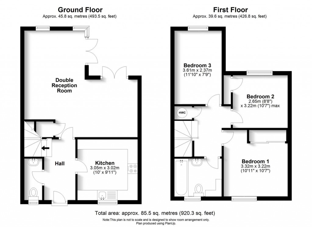 Floorplans For Brinkinfield Road, Chalgrove, Oxford