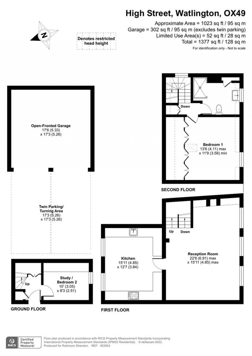 Floorplans For High Street, Watlington