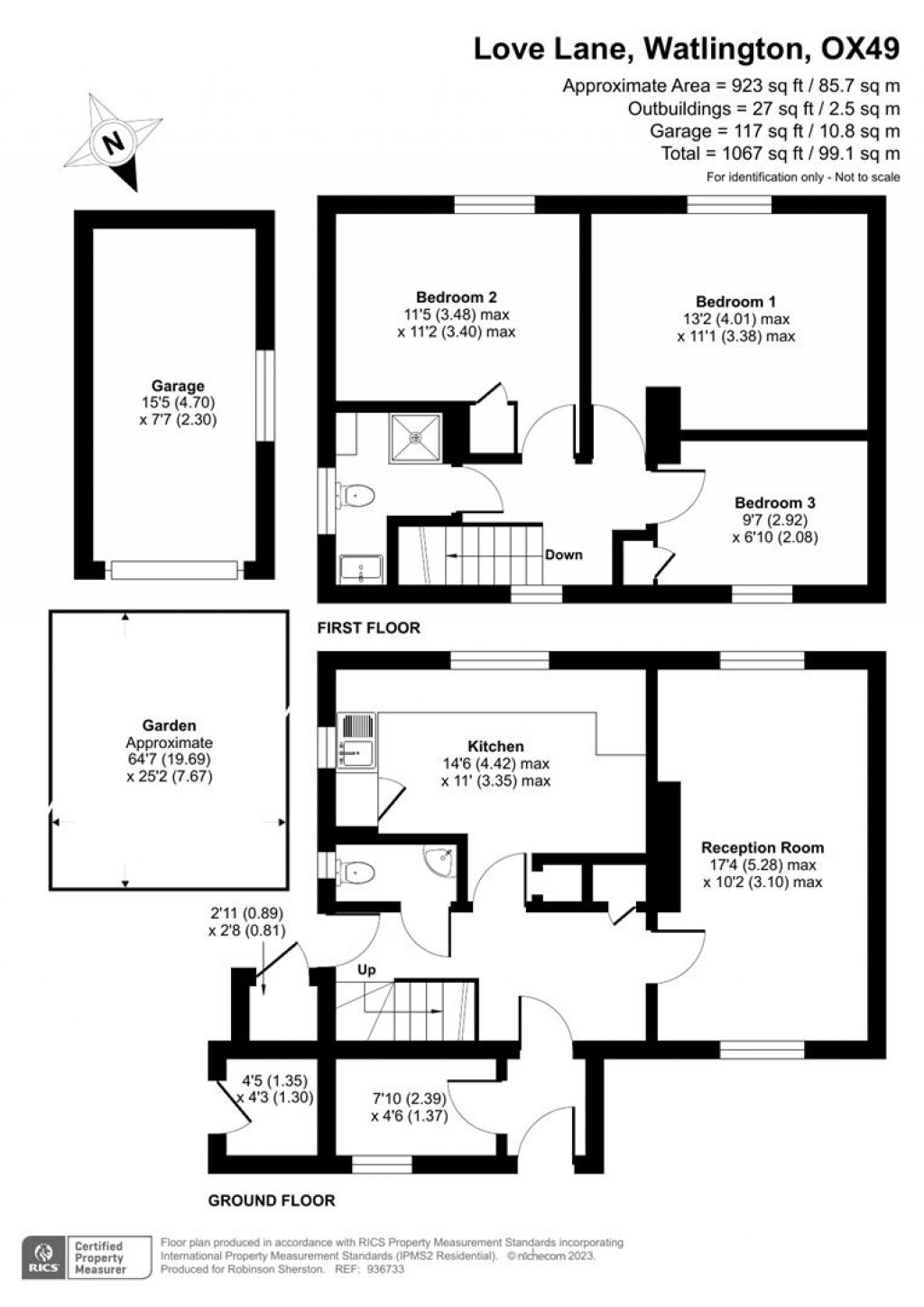 Floorplans For Love Lane, Watlington