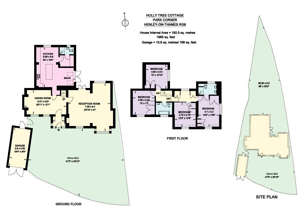 Floorplans For Park Corner, Nettlebed, Henley-On-Thames