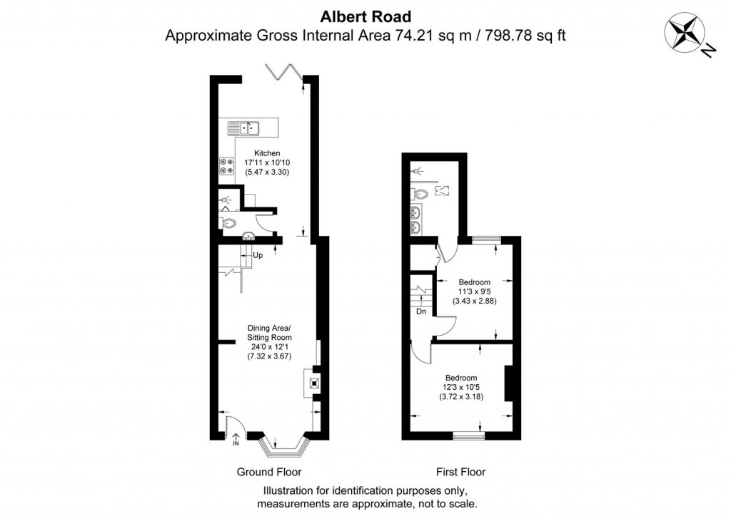 Floorplans For Albert Road, Henley-On-Thames