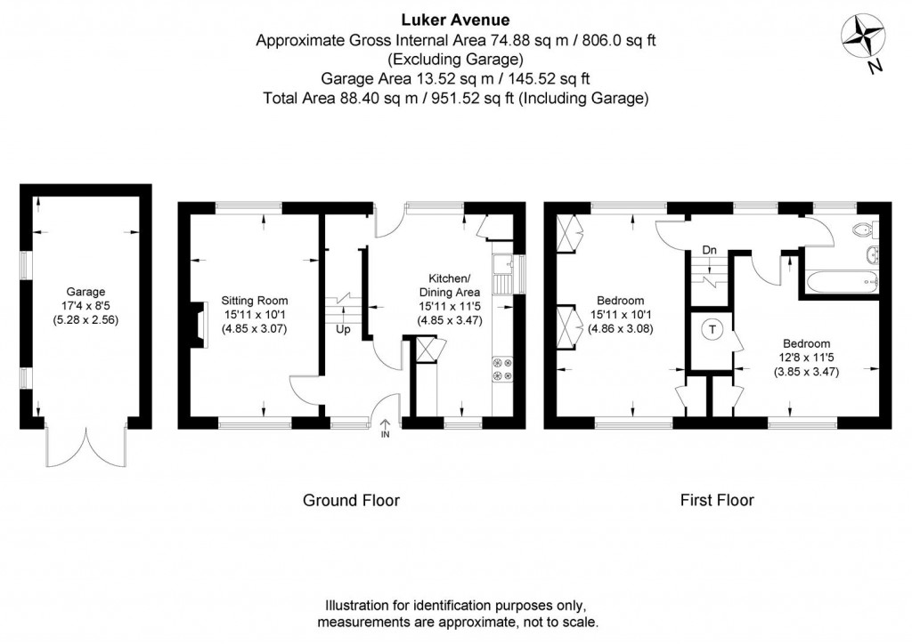 Floorplans For Luker Avenue, Henley-on-Thames