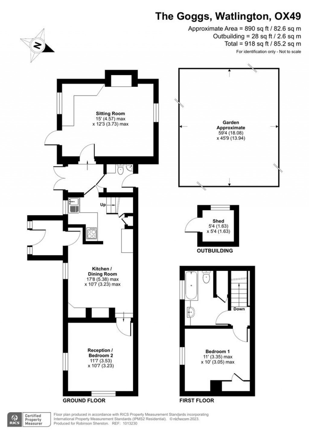 Floorplans For The Goggs, Watlington