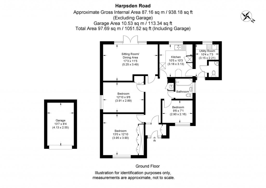 Floorplans For Harpsden Road, Henley-On-Thames