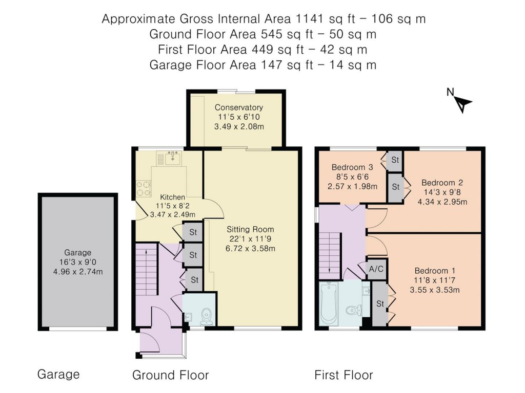 Floorplans For Springfield Close, Watlington