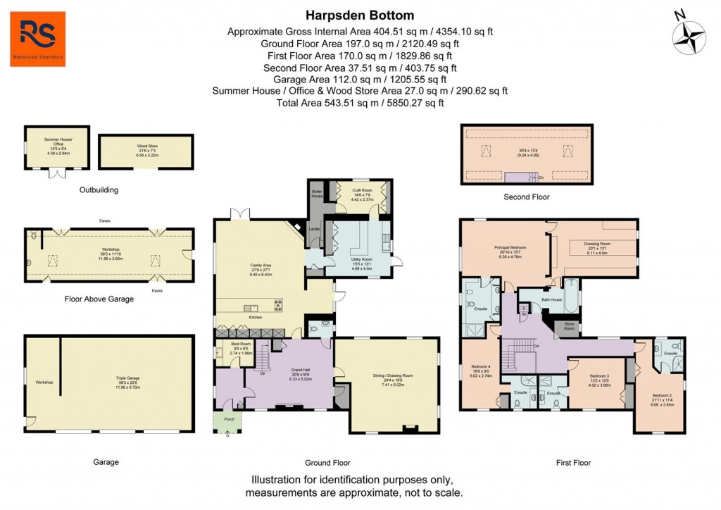 Floorplans For Harpsden Bottom, Harpsden, Henley-On-Thames