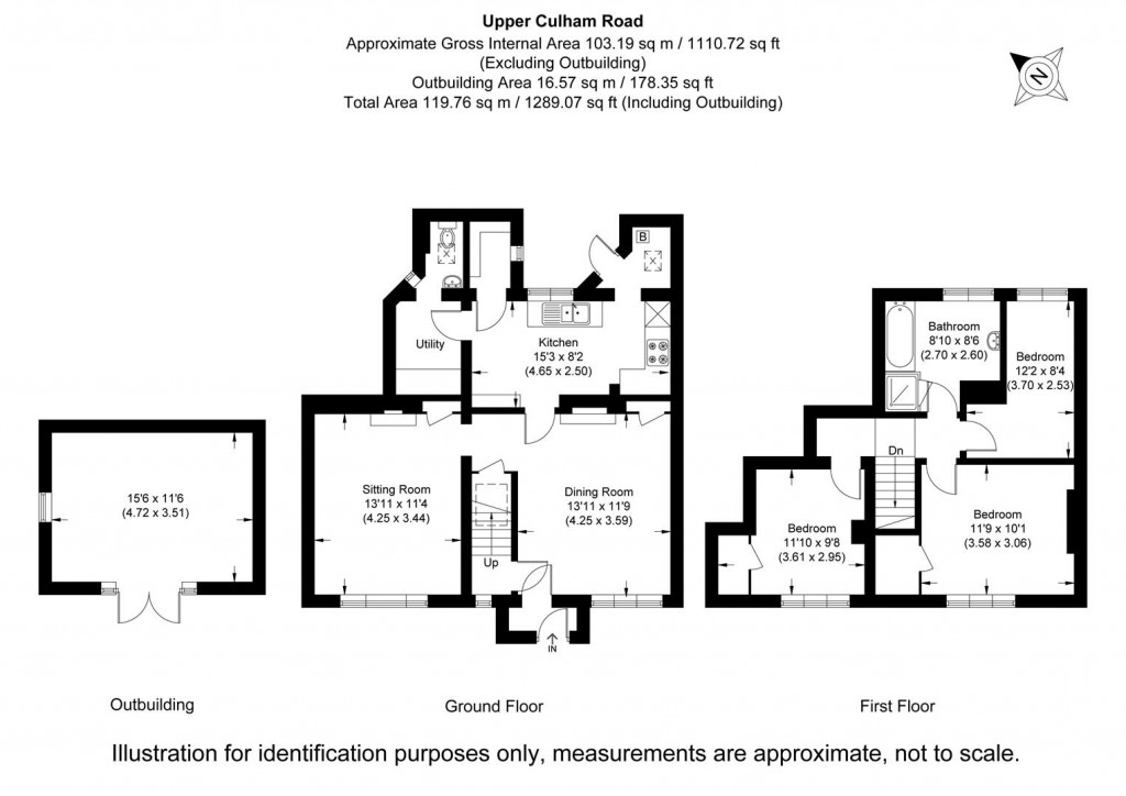 Floorplans For Upper Culham Road, Wargrave