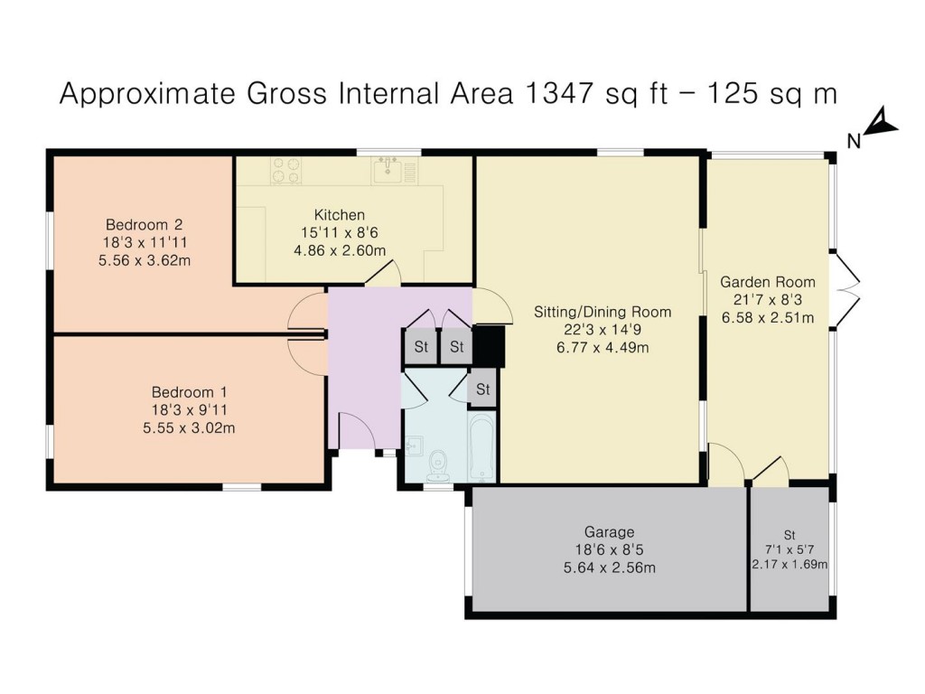 Floorplans For Adeane Road, Chalgrove, Oxford