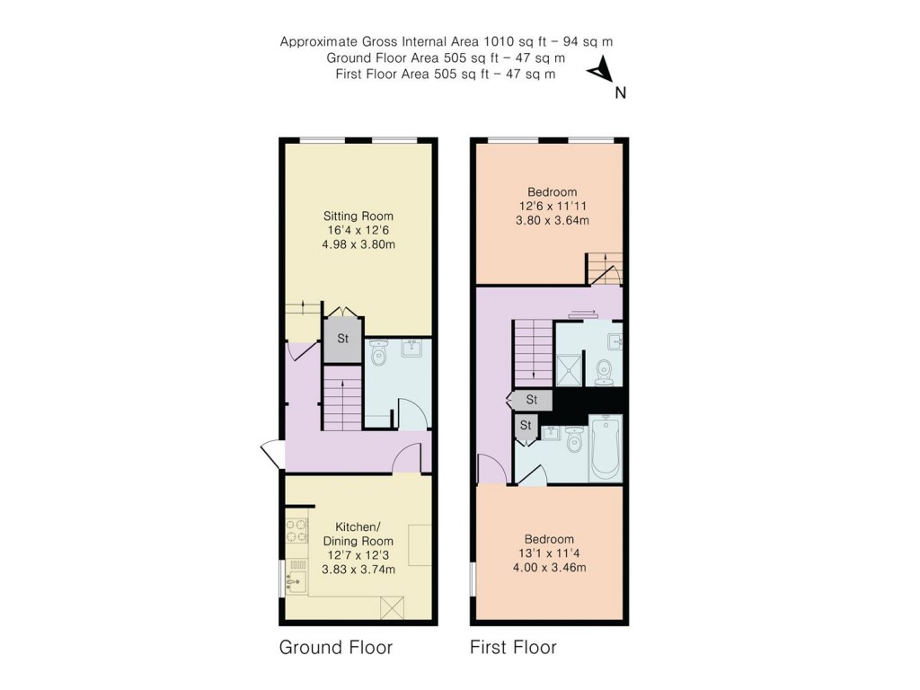 Floorplans For High Street, Watlington