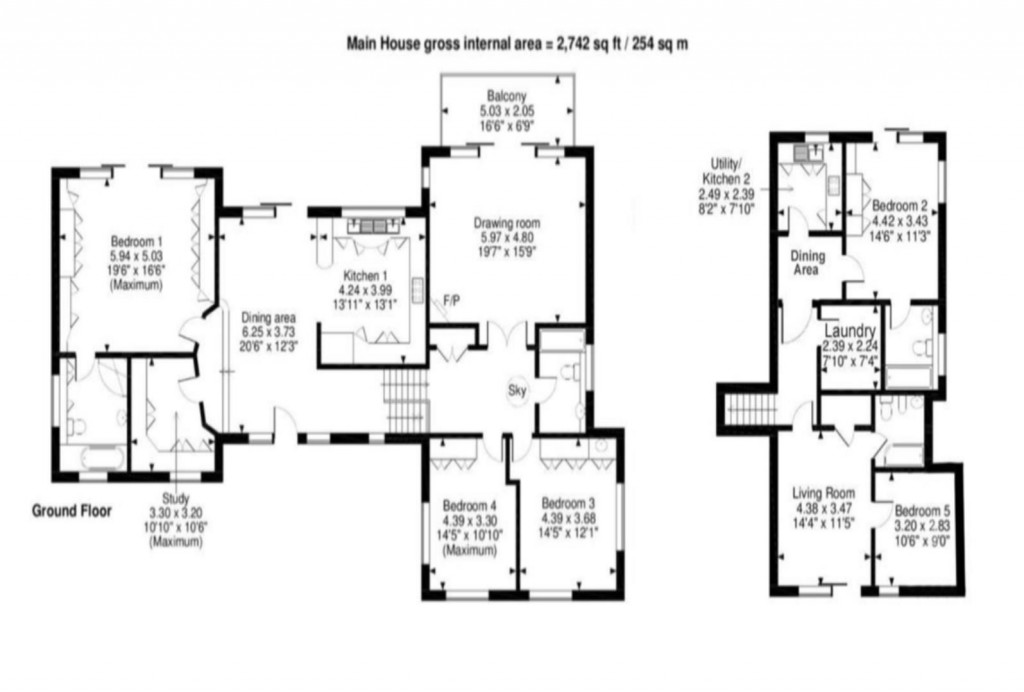 Floorplans For Widmore Lane, Sonning Common