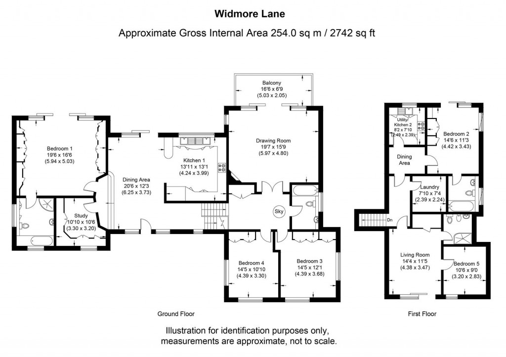 Floorplans For Widmore Lane, Sonning Common