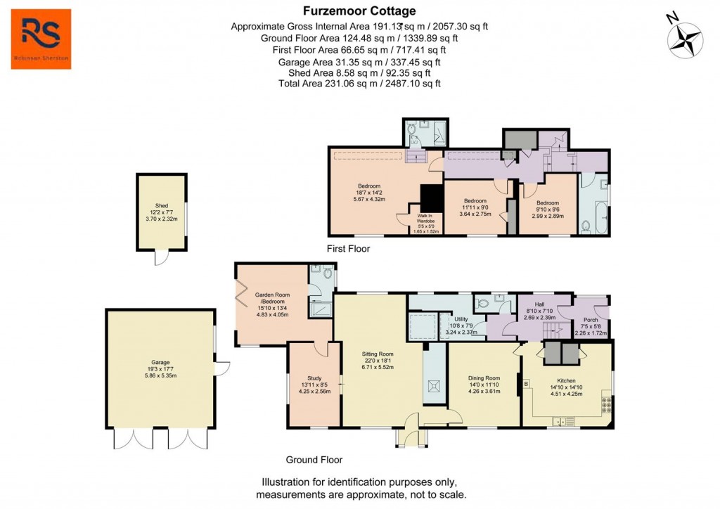 Floorplans For Cold Harbour, Goring Heath