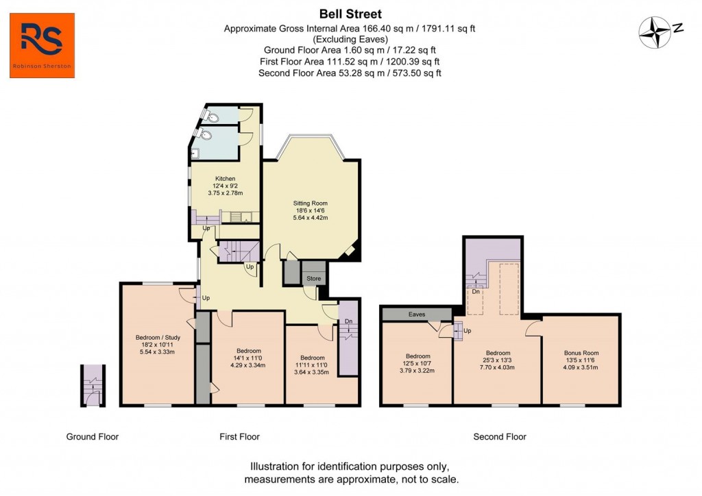 Floorplans For Bell Street, Henley-on-Thames