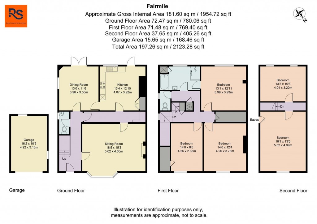 Floorplans For Fairmile, Henley-On-Thames