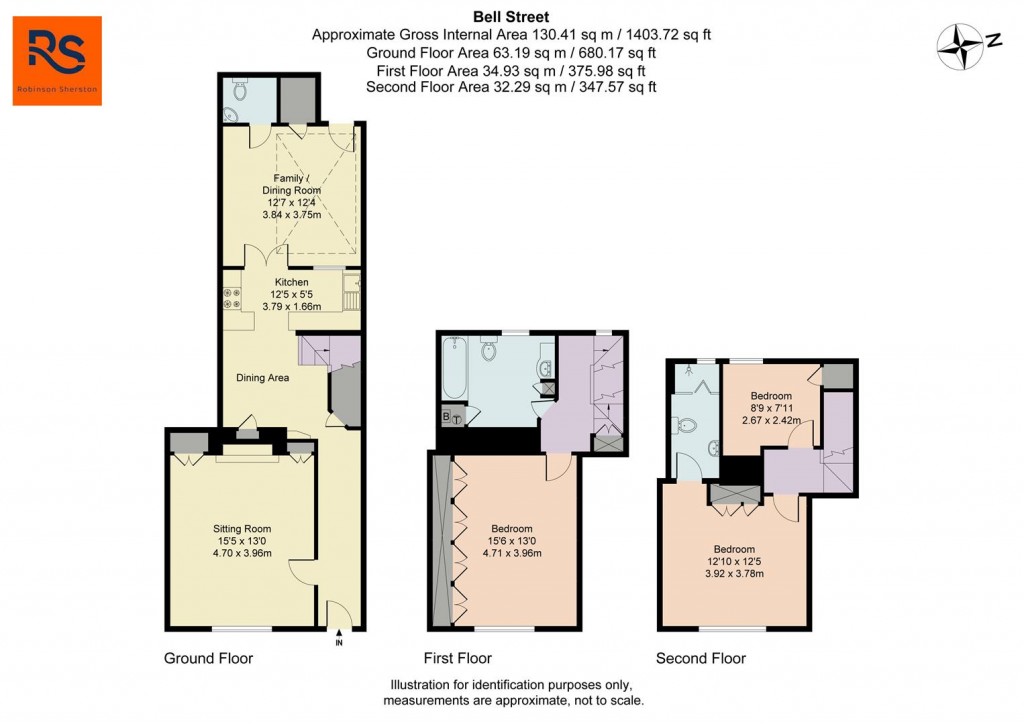 Floorplans For Bell Street, Henley-on-Thames