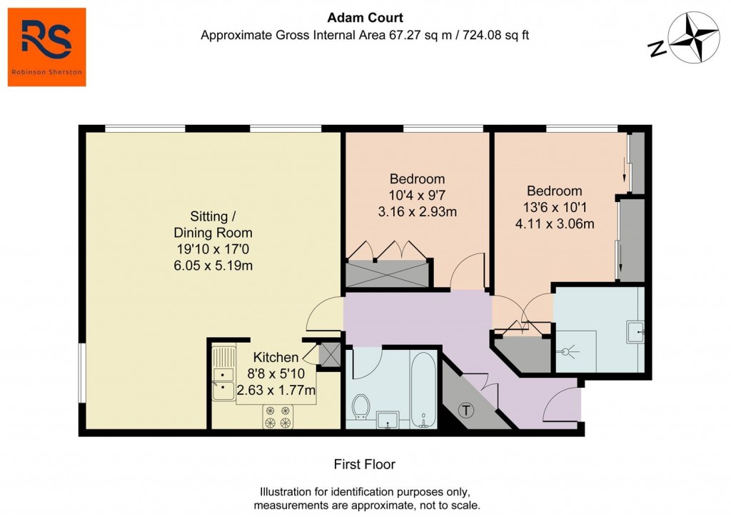 Floorplans For Adam Court, Henley-On-Thames