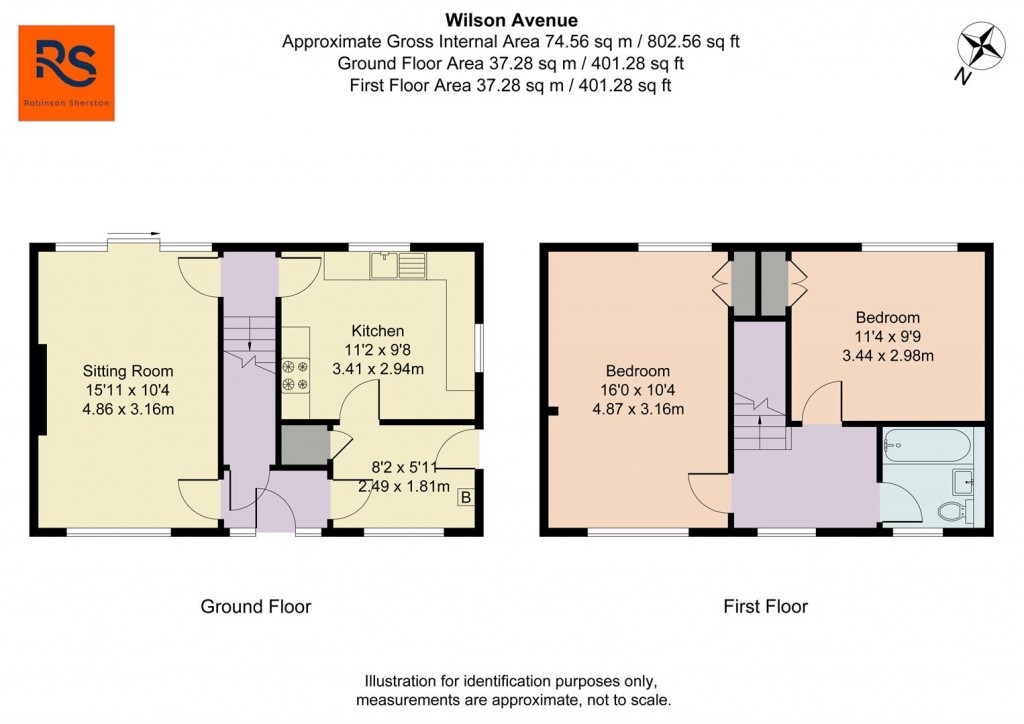 Floorplans For Wilson Avenue, Henley-On-Thames