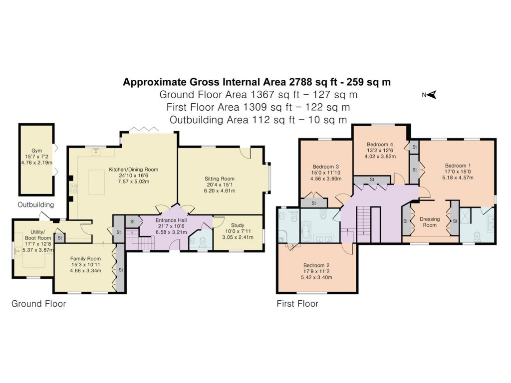 Floorplans For Checkendon, Reading