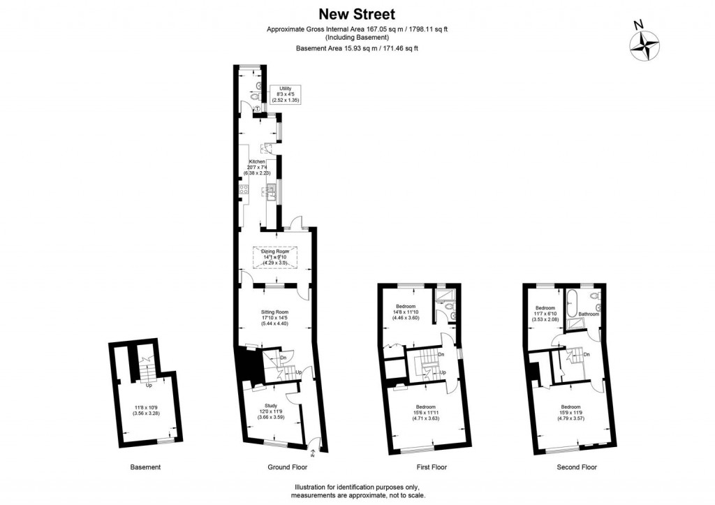 Floorplans For New Street, Henley-on-Thames