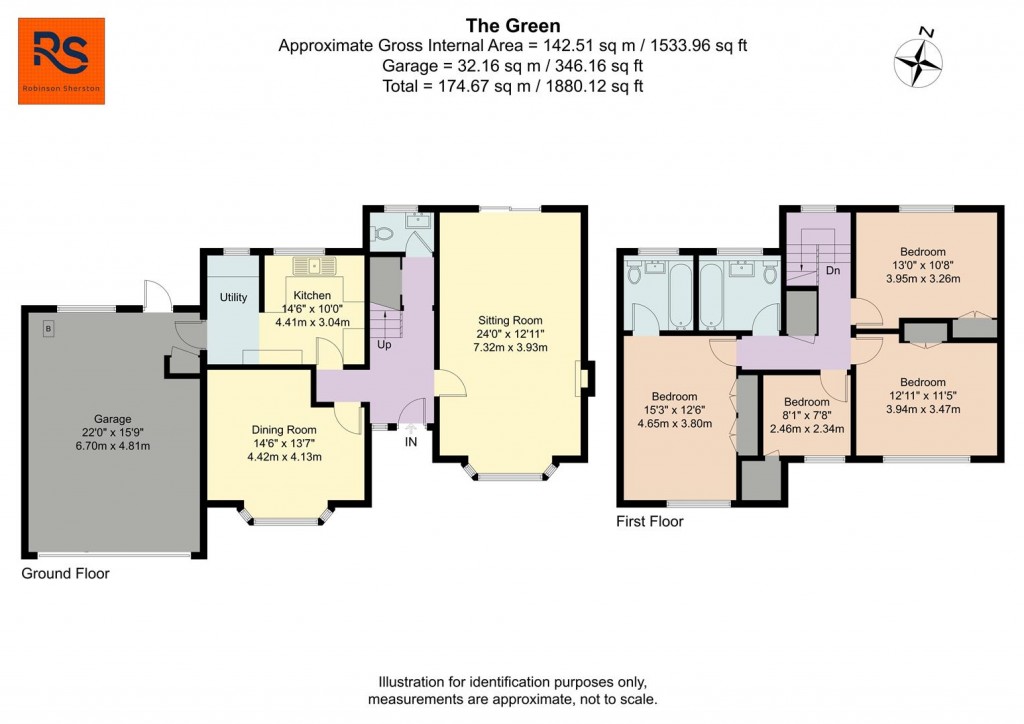 Floorplans For The Green, Nettlebed, Henley-On-Thames