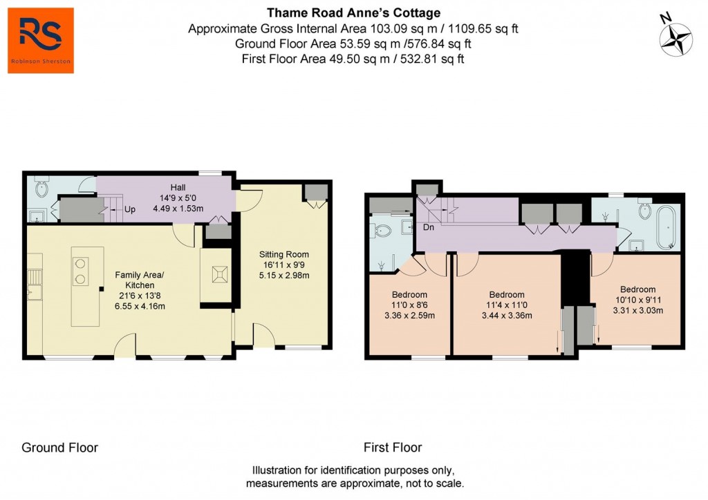 Floorplans For Thame Road, Warborough, Wallingford