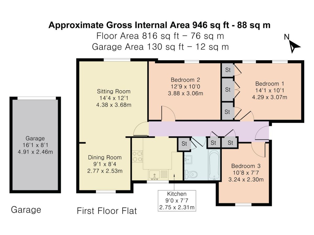 Floorplans For Fairmile Court, Henley-On-Thames