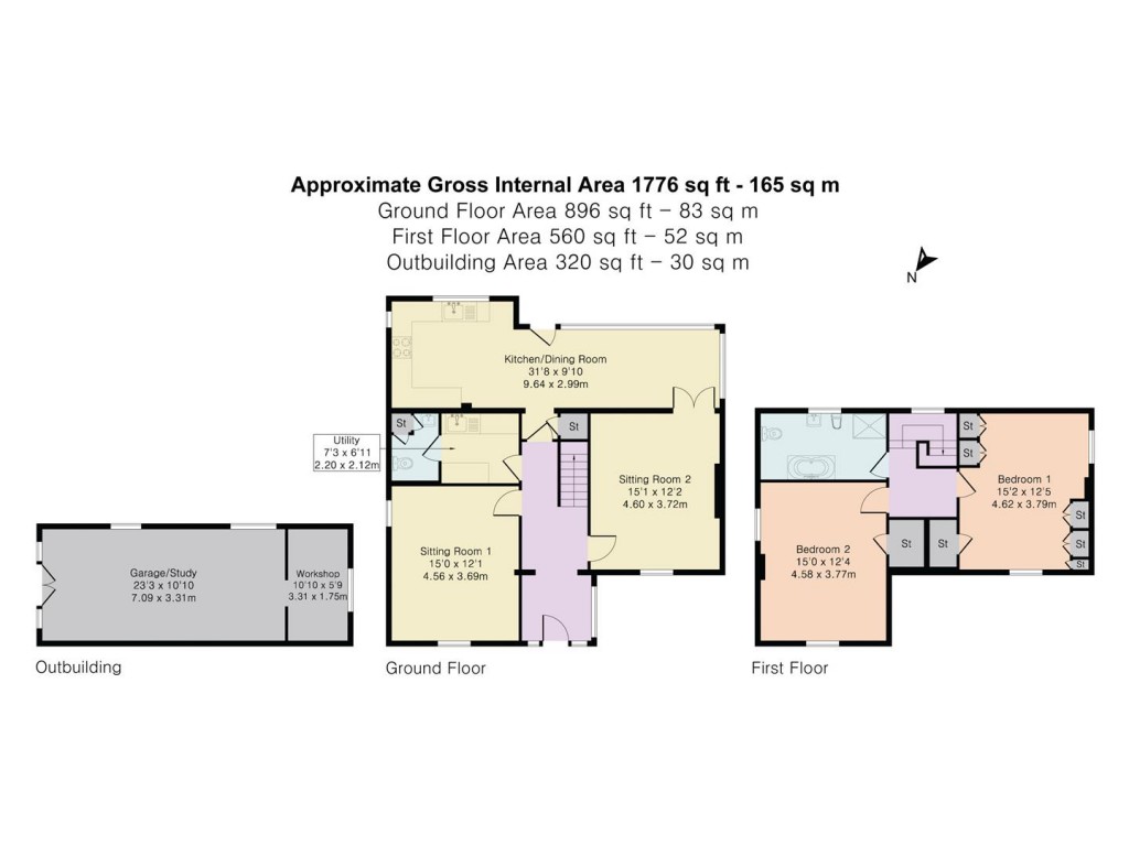 Floorplans For Fingest, Henley-On-Thames