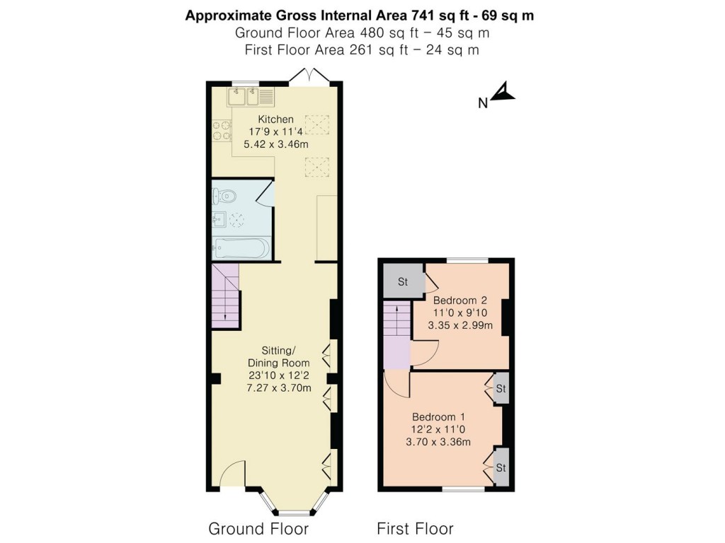 Floorplans For Boston Road, Henley-On-Thames