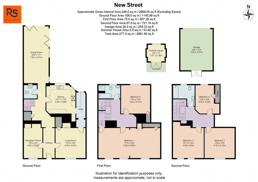 Floorplans For New Street, Henley-On-Thames