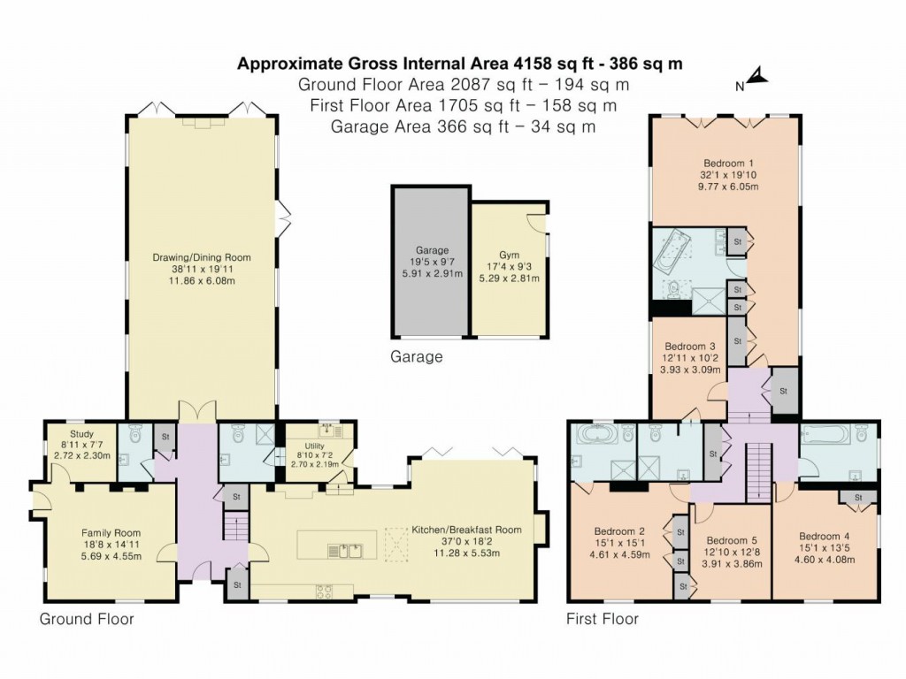 Floorplans For Oakley Court, Wallingford