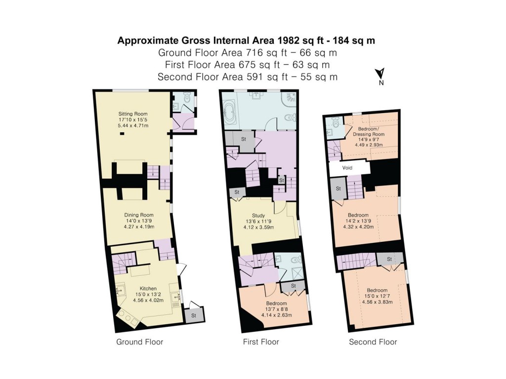 Floorplans For New Street, Henley-On-Thames