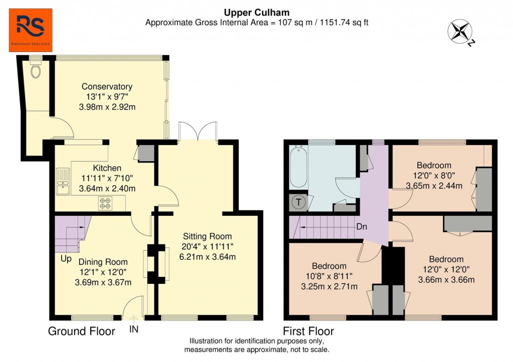 Floorplans For Culham Lane, Upper Culham